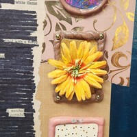 Poems, Prayers, and Promises mixed media art - Thumbnail 2