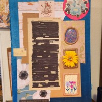 Poems, Prayers, and Promises mixed media art - Thumbnail 4