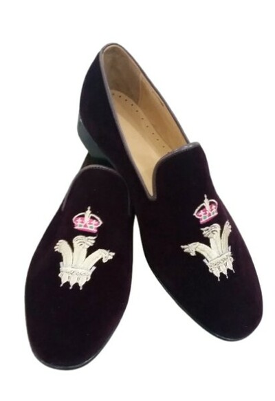 Crafted Leather Men Velvet Loafers Moccasin Dress Shoes