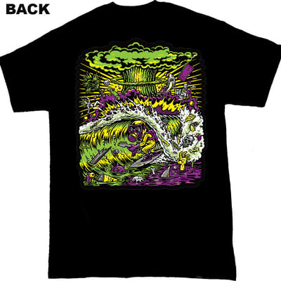 Toxic surfer t-shirt