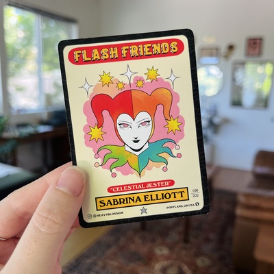 Flash friends cards (set 2)