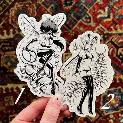 Bondage fairy stickers