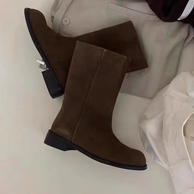 Women's genuine leather martin boots 2 colors