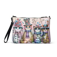 Happy Holiday Kittys Crossbody bag - Thumbnail 2