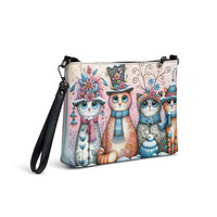 Happy Holiday Kittys Crossbody bag - Thumbnail 3