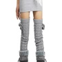 Knitting Over the Knee Socks Legging-4