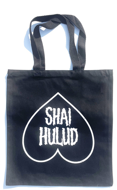 Black Heart Tote Bag