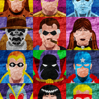 Collage Art Print - Watchmen - Thumbnail 1