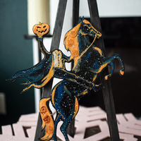 8in Wood Panel Paintings - Thumbnail 1