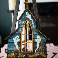 8in Wood Panel Paintings - Thumbnail 2