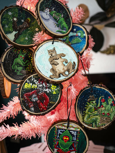 Cryptidmas Ornaments 