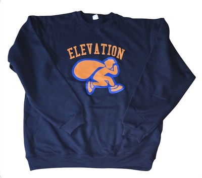 Blue Sweartshirt Cut