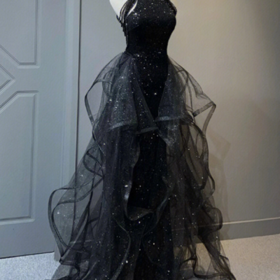 Halter formal dress, evening dress,prom gowns,prom dresses z74