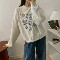 Love Heart Rabbit Sweatshirt - Thumbnail 1