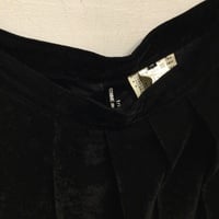 tricot CdG velvet asymmetrical skirt  - Thumbnail 1