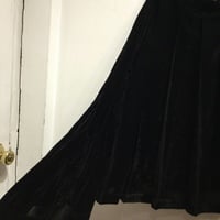 tricot CdG velvet asymmetrical skirt  - Thumbnail 2