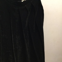 tricot CdG velvet asymmetrical skirt  - Thumbnail 3