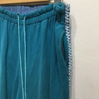 Mikio Sakabe sweatpants x jeans docking pants - Thumbnail 1