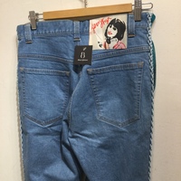 Mikio Sakabe sweatpants x jeans docking pants - Thumbnail 3