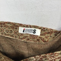 Issey MIyake Sport wool patterned skirt  1985 - Thumbnail 1