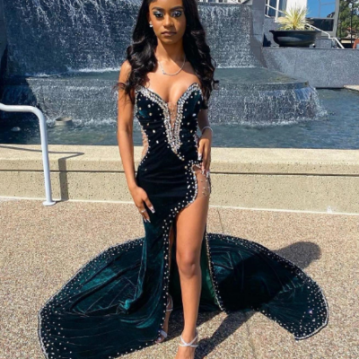 Mermaid formal dress, evening dress,prom gowns,prom dresses z76 - Thumbnail 1