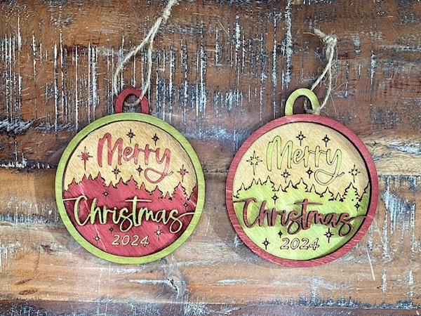 Merry Christmas Ornaments 