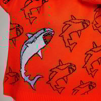 Shark Oversize Knitted Sweater - Thumbnail 9