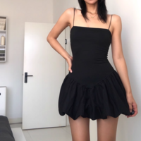 Sleeveless slim fit camisole dress - Thumbnail 1