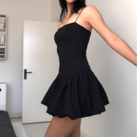 Sleeveless slim fit camisole dress - Thumbnail 3