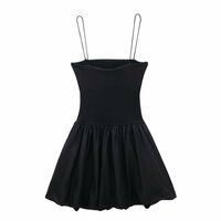 Sleeveless slim fit camisole dress - Thumbnail 6