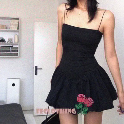 Sleeveless slim fit camisole dress - Thumbnail 2