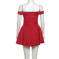 Elegant Off-the-shoulder Party Dress - Thumbnail 7