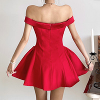 Elegant Off-the-shoulder Party Dress - Thumbnail 3