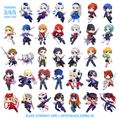 Persona 3/4/5 Keychains