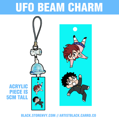 Ufo beam charm