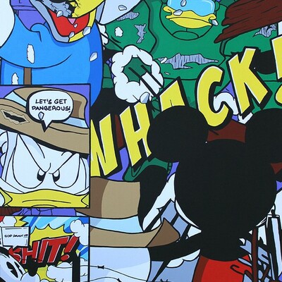 Painting by by cazxu "whack" 