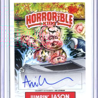 Horrorible kids ari lehman - celebrity auto card