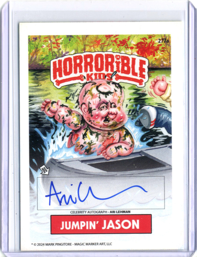 Horrorible Kids ARI LEHMAN - CELEBRITY AUTO Card