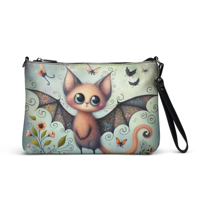 Bat Green Crossbody bag
