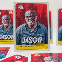 Friday the 13th part 3 - Custom Horror Trading Card Sticker Set - Thumbnail 8