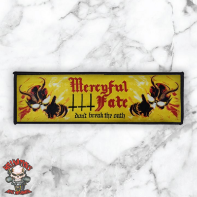 Mercyful fate stripe woven patches