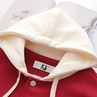 Fashion Cola Embroidered Hooded Jacket - Thumbnail 7