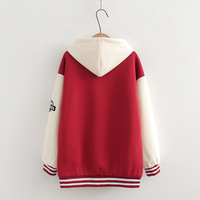 Fashion Cola Embroidered Hooded Jacket - Thumbnail 5