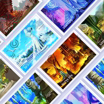 (2024) ff14 postcard small prints 