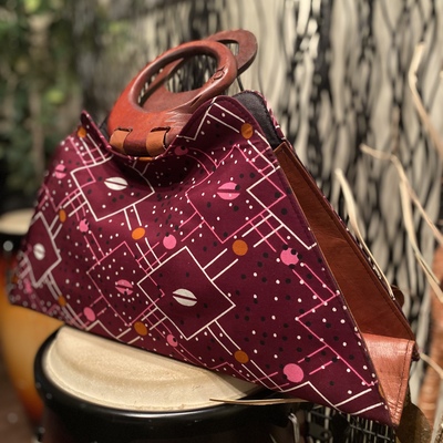 Ghanian african fabric handbag