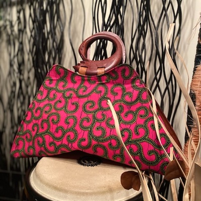 Ghanian african fabric handbag
