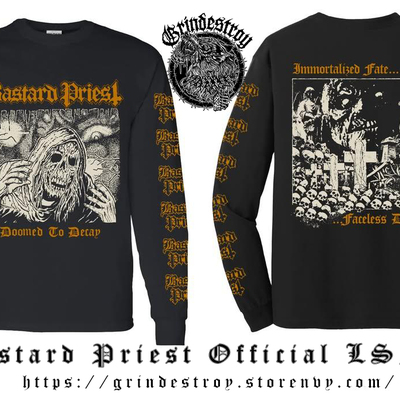 B*stard priest 'doomed to decay' long sleeve