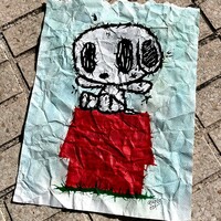  🐶 Drawing by Celipe Perroloco "The Beagle's Quiet Escape on the Rooftop"  - Thumbnail 3