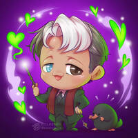 3" Grindelwald chibi decal - Thumbnail 2
