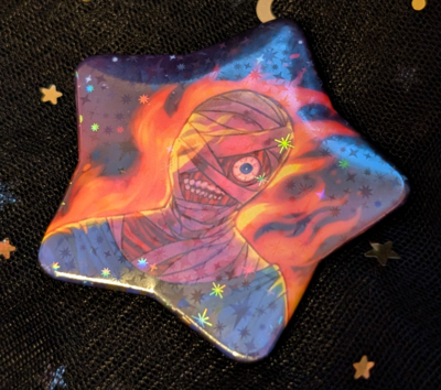 Mouthwashing Pin/ Sticker